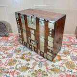 19th Century Korean Wooden and Brass Storage Chest