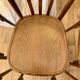 ensemble de 6 chaises bistrot en bois courbé années 50