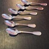 6 teaspoons silver metal