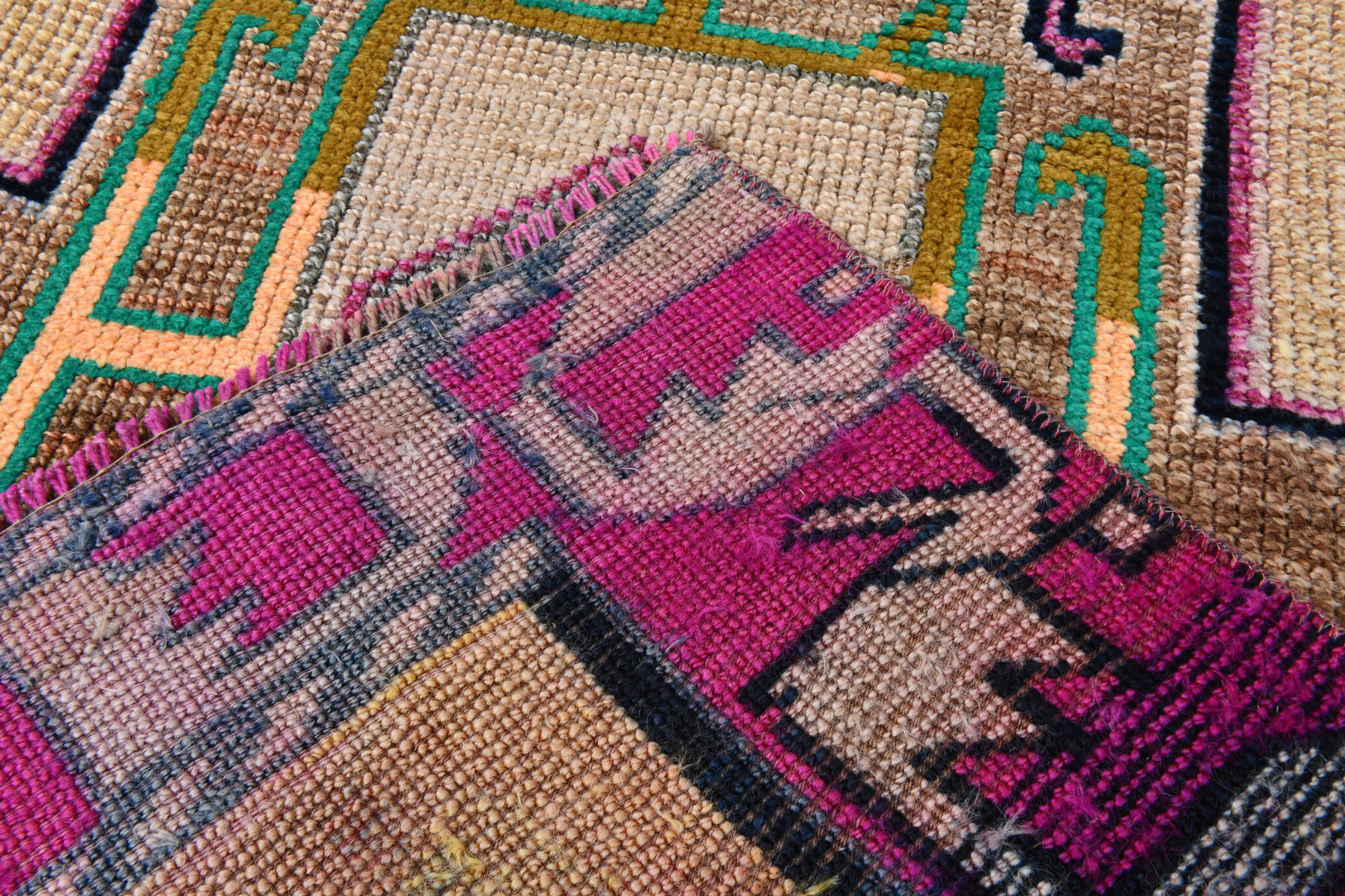 3x12 Vintage Herki Runner Rug