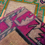 3x12 Vintage Herki Runner Rug