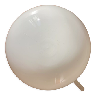 Ceiling lamp wall lamp 1/2 globe in opaline white glass
