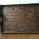 Art Nouveau tray in carved wood signed N.Faraut