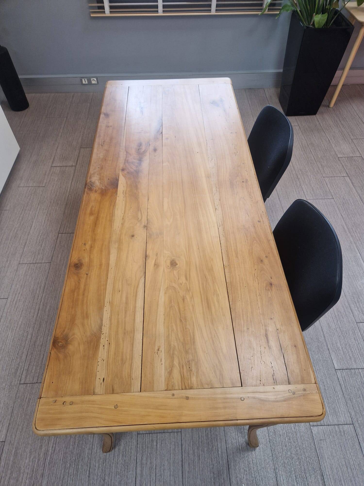 Louis XV style farmhouse table