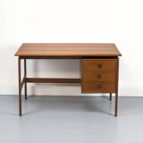 Teak Desk with 3 Drawers from GV Møbler, 1960s