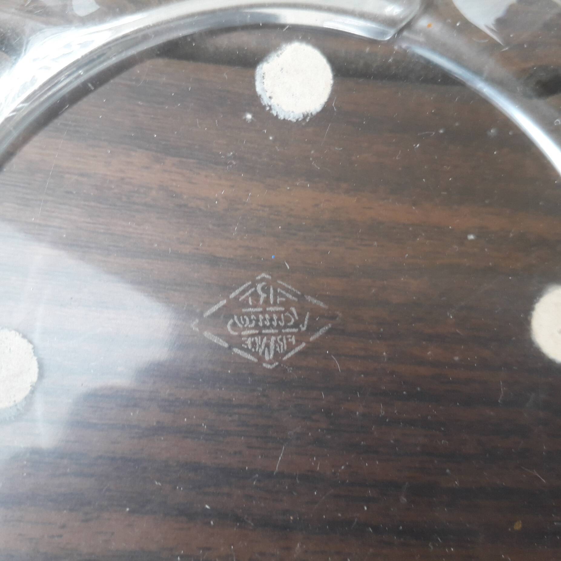 Crystal plate or bowl