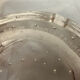Daum Nancy France ashtray apricot color Cristal Bulles