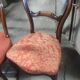 Set of 7 solid walnut chairs circa 1870