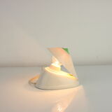 Lampe de table ou murale en bakélite blanche du milieu du siècle, années 1960