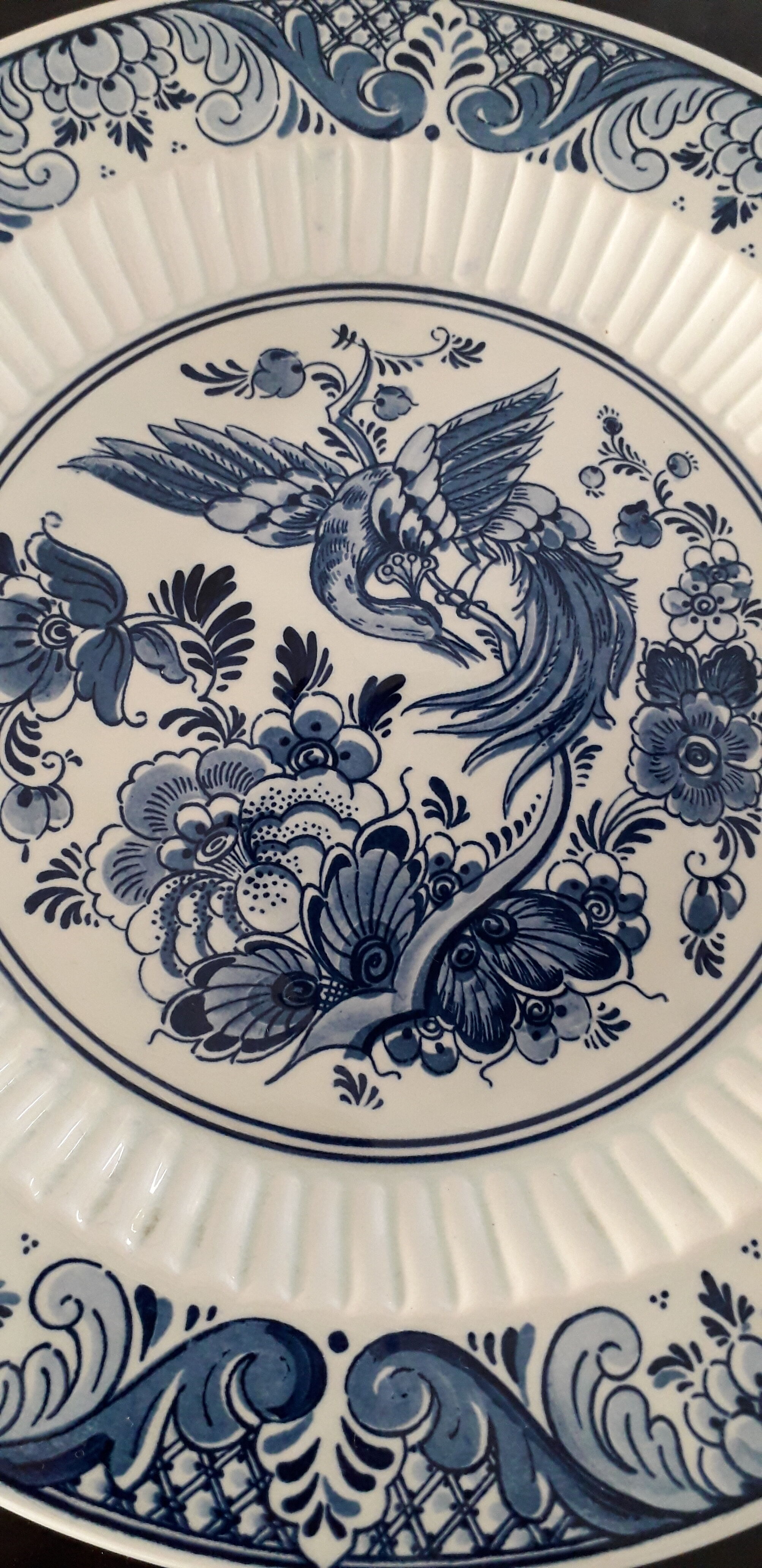 Assiette decorative delfts blauw