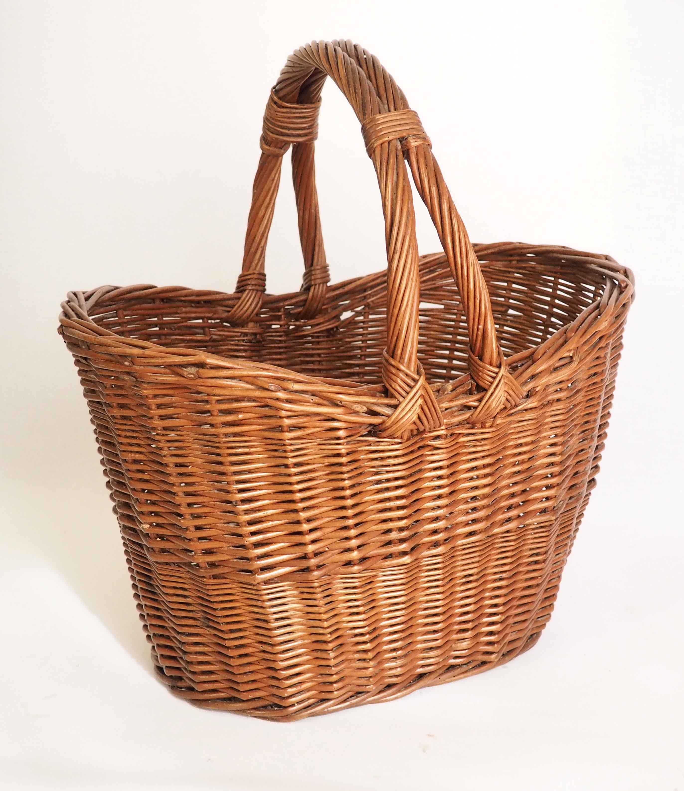 Old wicker basket