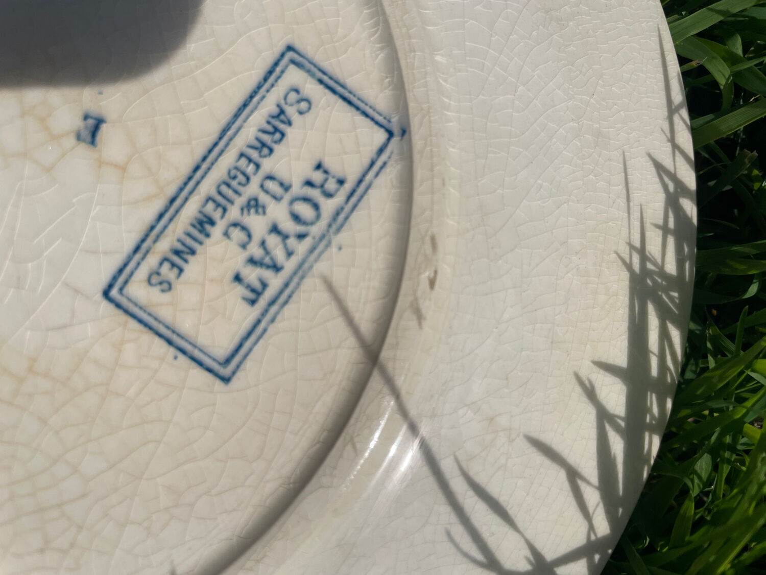 Set of 6 Terre de Fer dessert plates