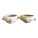 2 antique plant pots