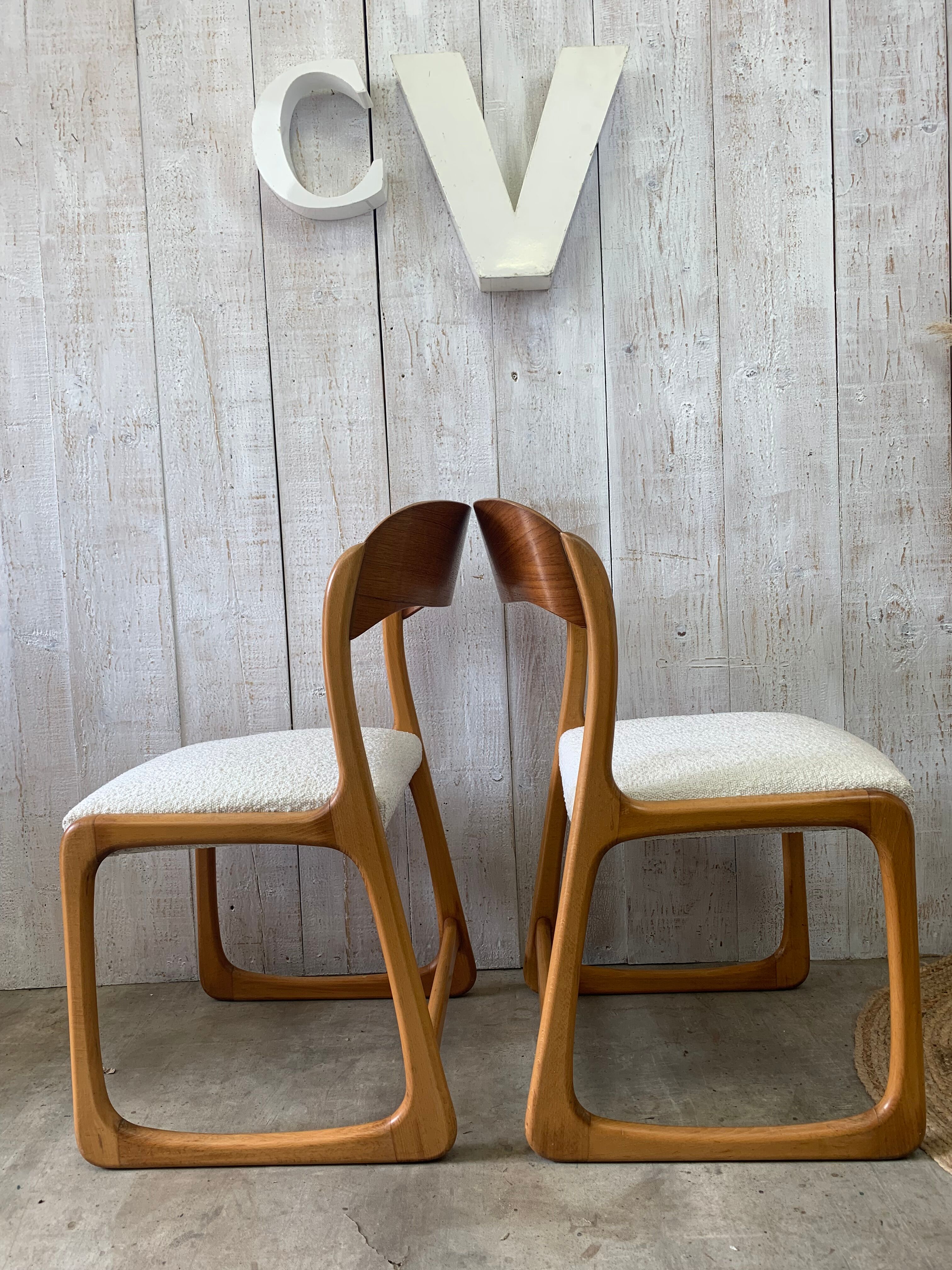 Series of 6 chairs Baumann