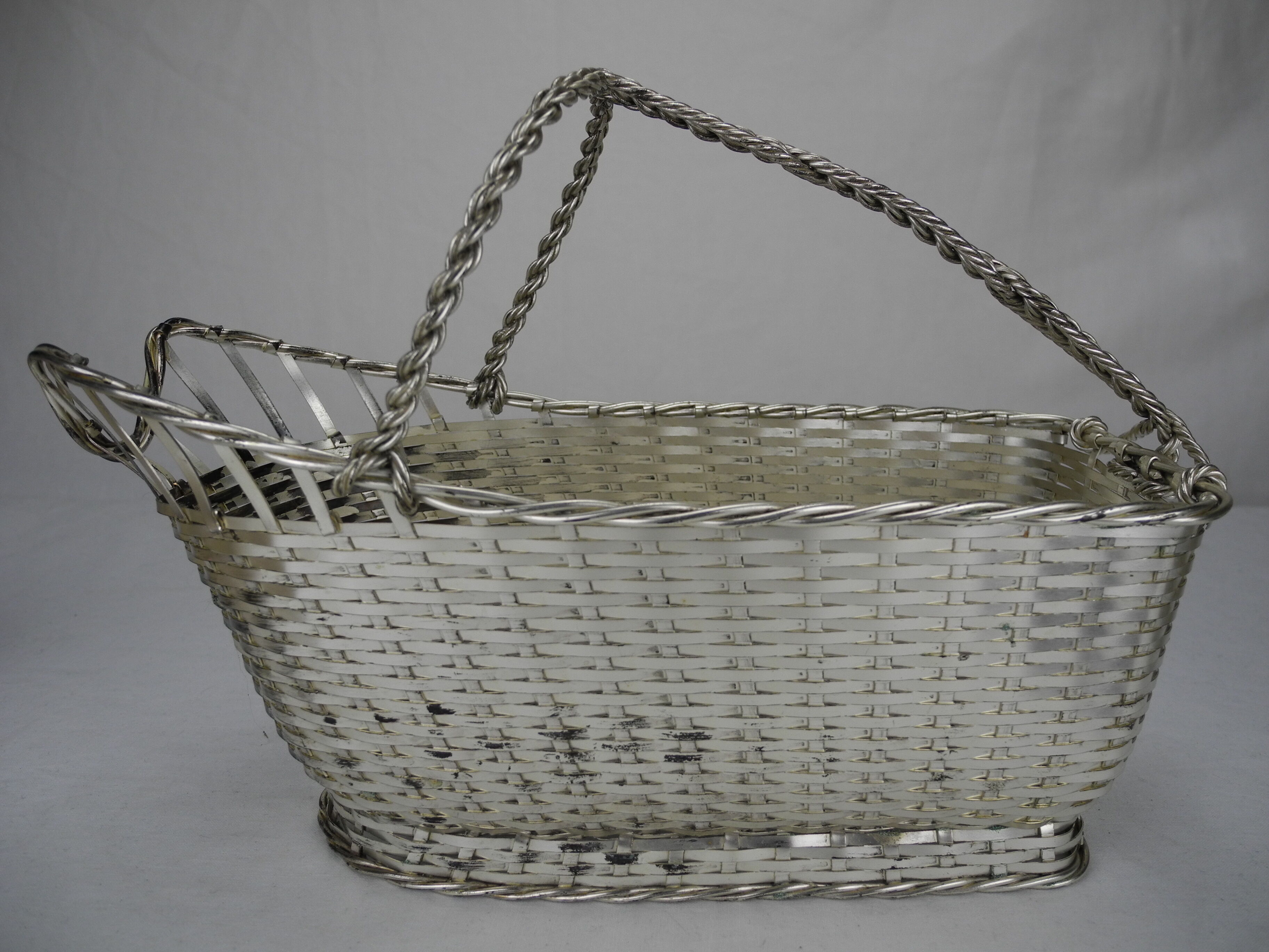 Ancien panier porte bouteille Christofle Gallia
