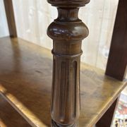 Napoleon III period console in walnut and veneer