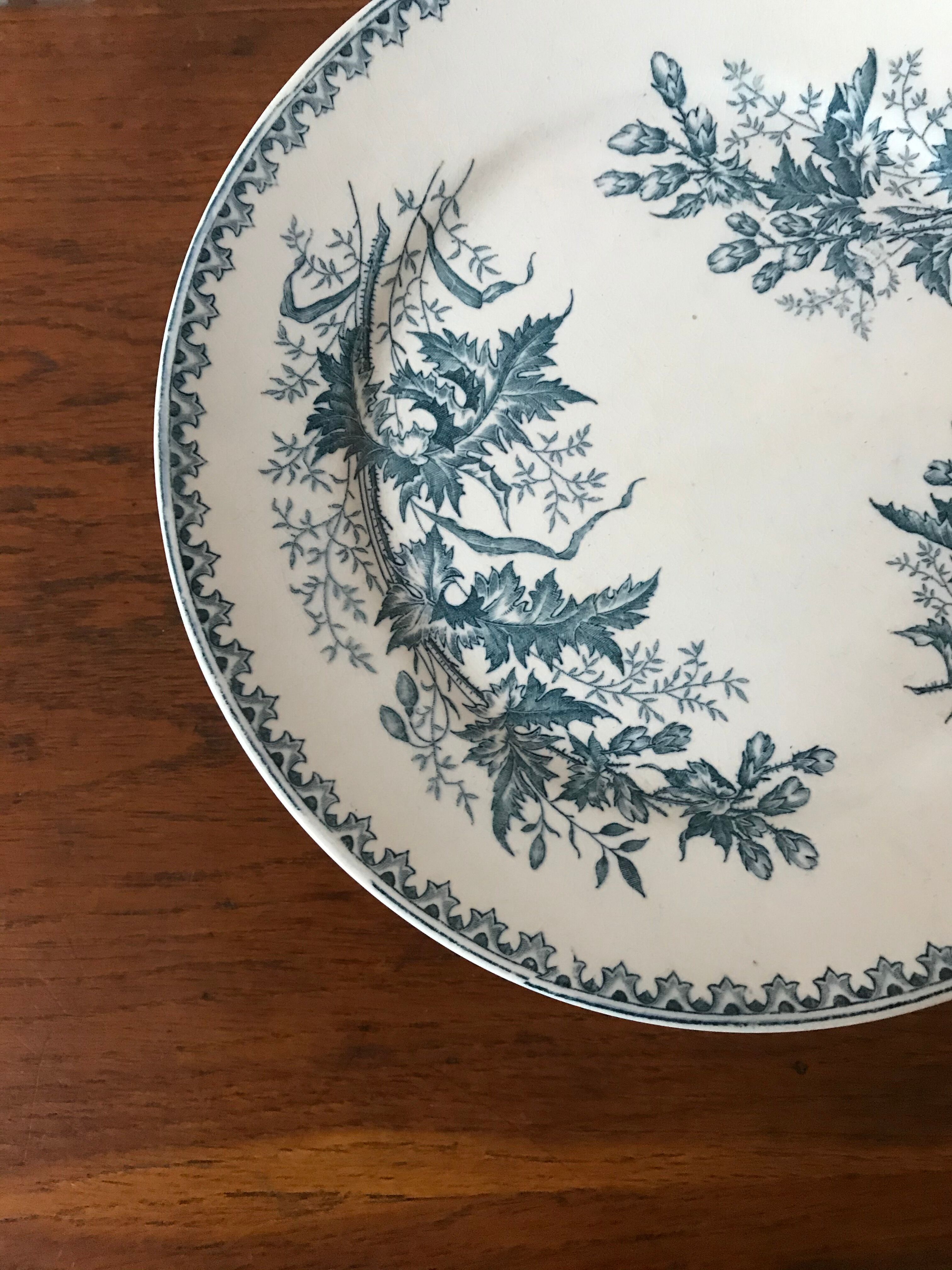 Compotier iron earth Thistle