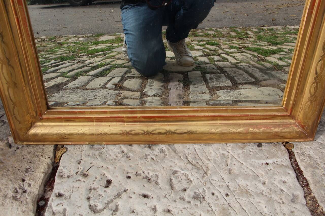 Louis Philippe mirror 144 cm high 19th century