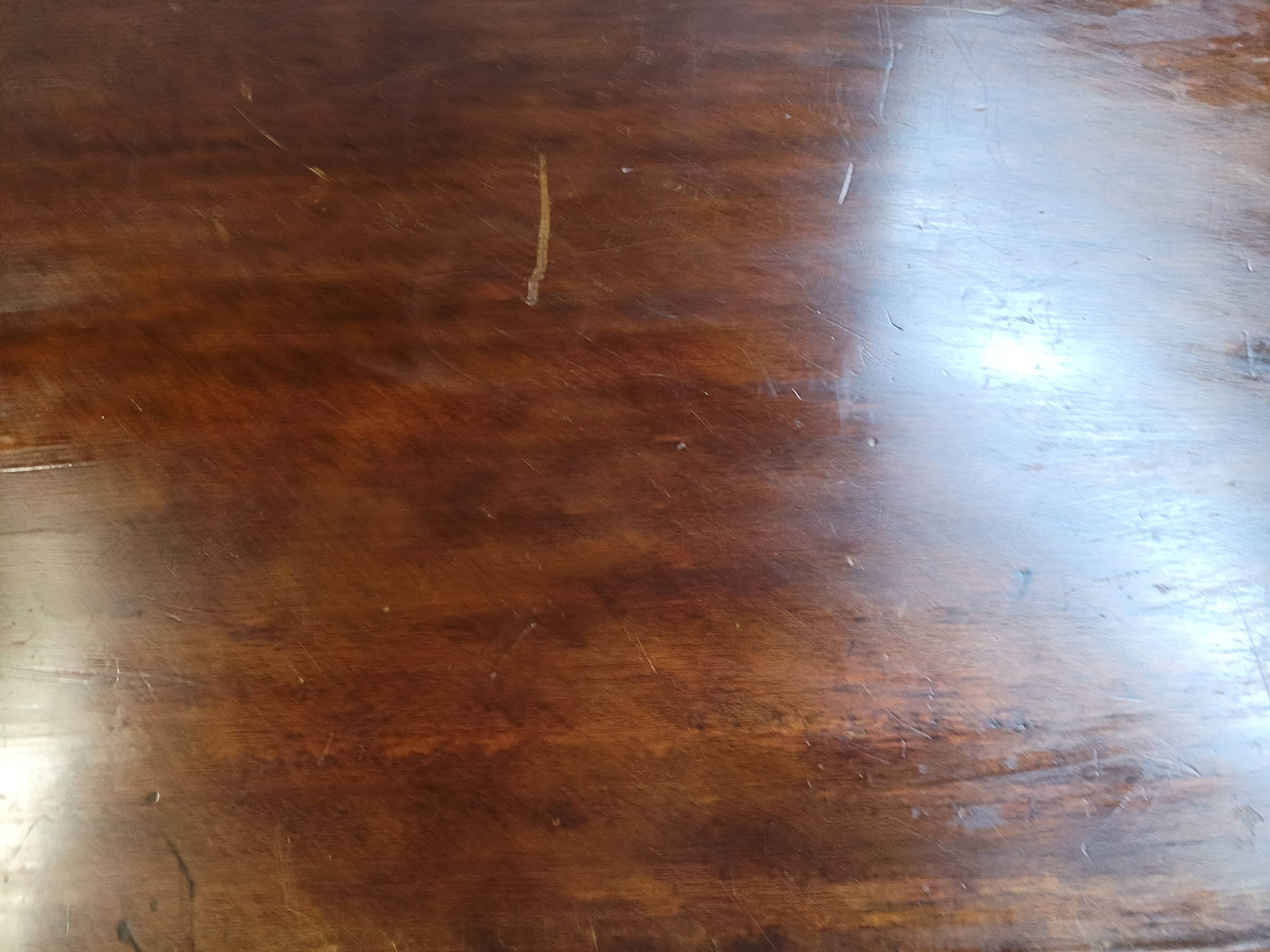 Antique mahogany bistro table