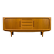 Danish Teak Sideboard with Tambour Doors from CFC Silkeborg, 1970s