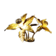 Brass Flower table or ceiling light by Willy Daro, 1970's