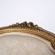 Bergère armchair - Louis XVI style - gilded wood & light fabric - 1860s