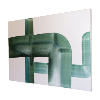 Painting on canvas - sawing #1