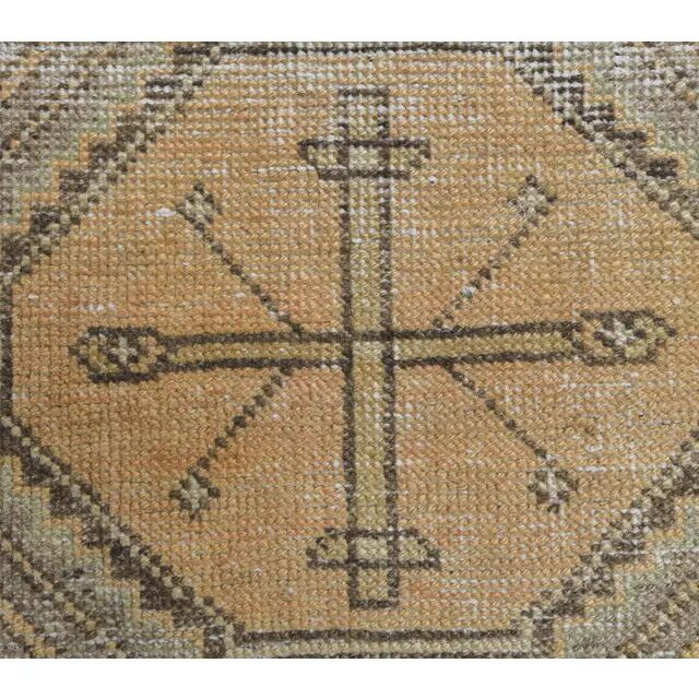 1970s Turkish Oushak Wool Runner Rug 78x319