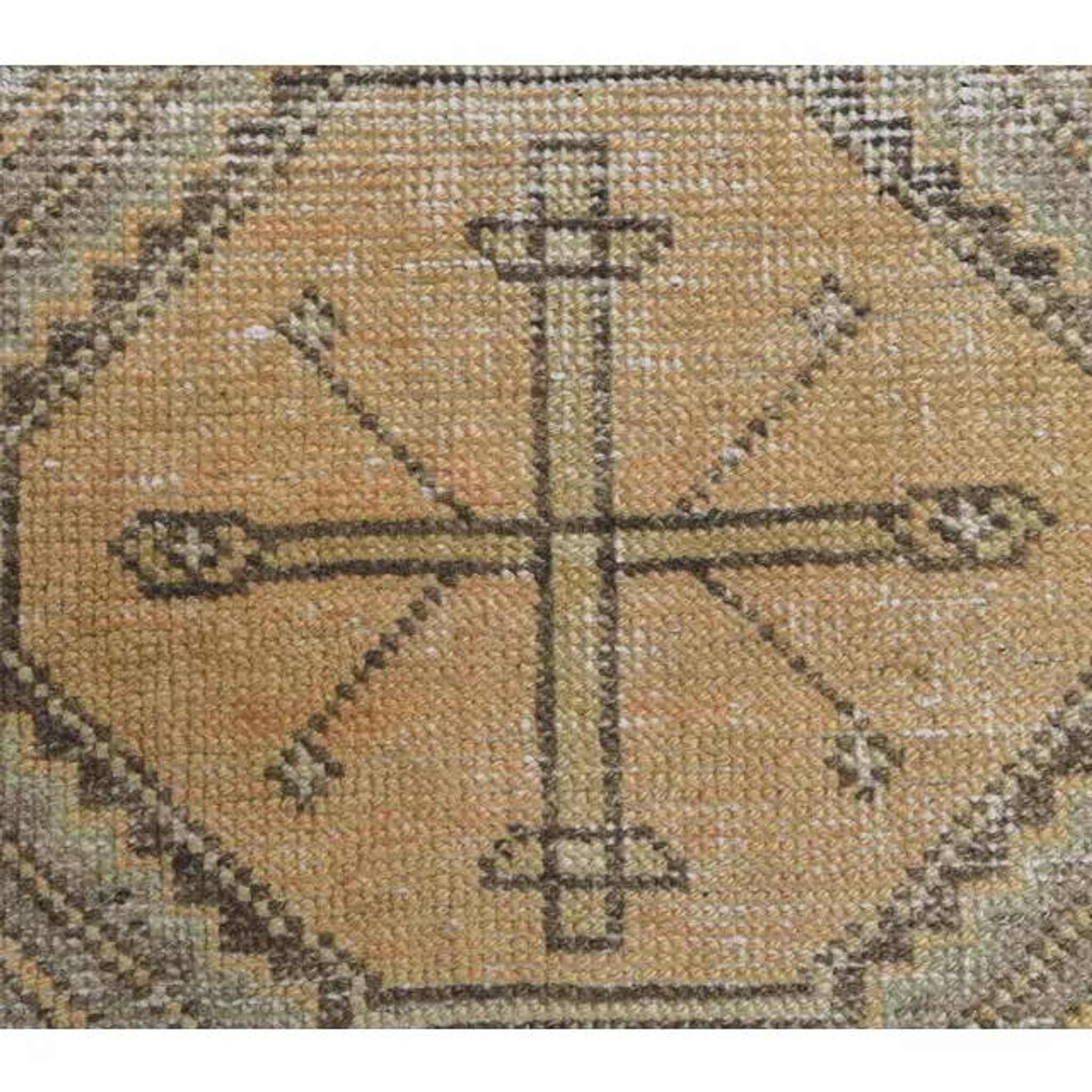 1970s Turkish Oushak Wool Runner Rug 78x319