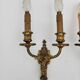 Antique Louis XVI style bronze wall lights