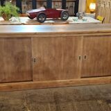 Low sideboard with sliding doors