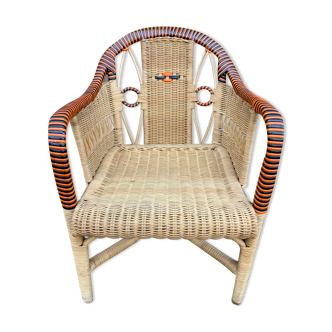 Children's rattan chair 1960