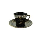 Ira cup and saucer set, mid-century modern, porcelain, Chodzież, Poland, 1970s.