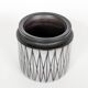 West German ceramic cache-pot — geometric sgraffito, Cologne, 1960s