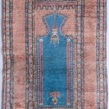 Pastel Coloured Hand Woven - Vintage Rug