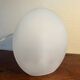 Frosted glass table lamp from the 90s, habitat