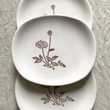 Plats en grès vintage