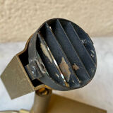 Halogen spot lamp solid brass modernist vintage design 70s