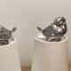 Salt and pepper silver birds