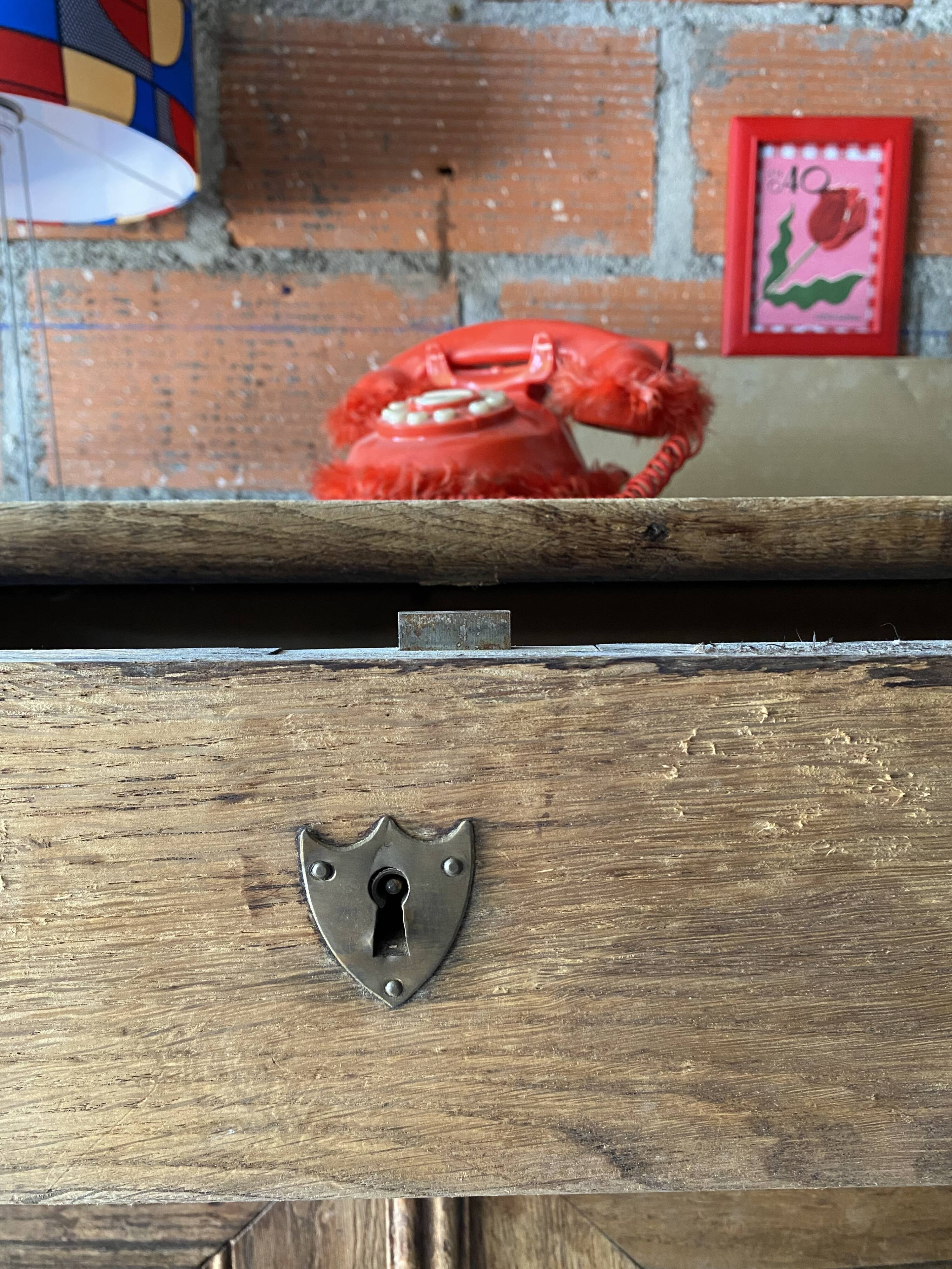 Country sideboard with 1 single drawer - rare product