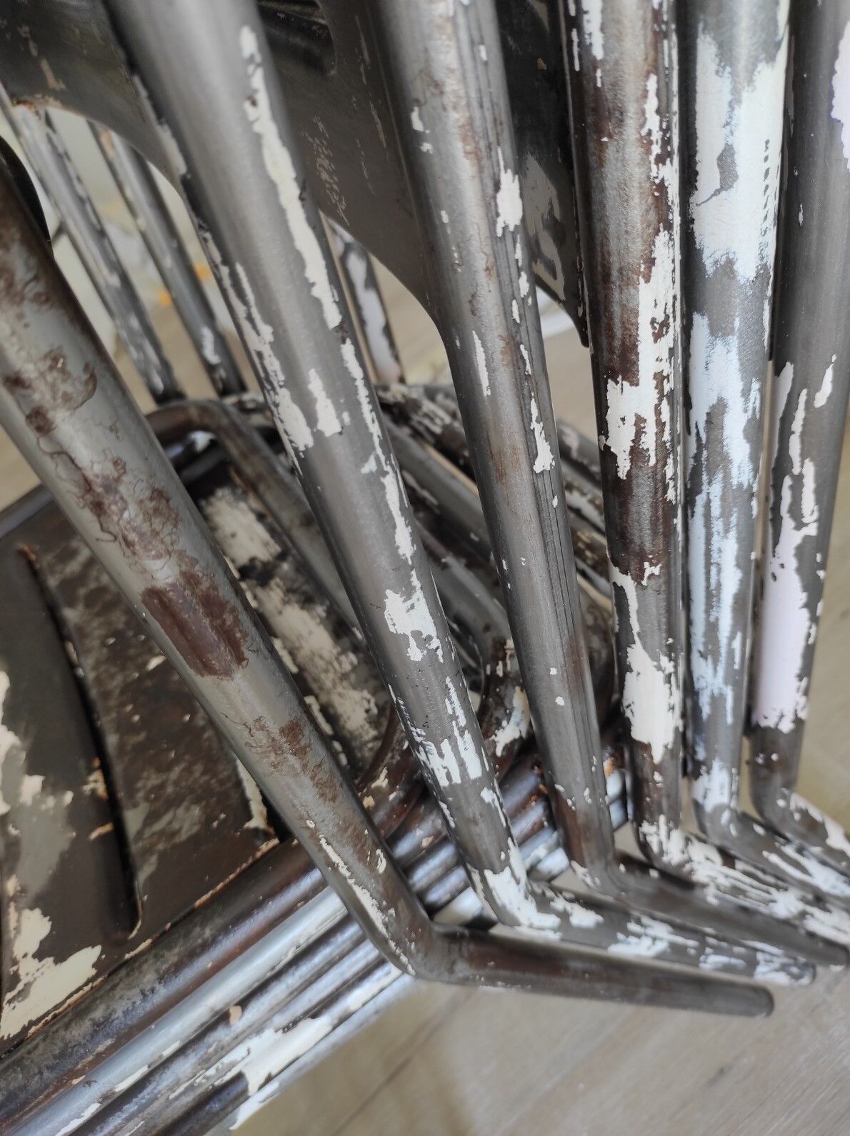 6 Industrial Tolix chairs