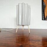 Midcentury plastic Space Age table lamp rocket, 1970s