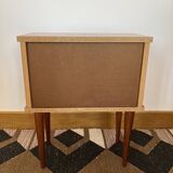 Bedside table compass legs