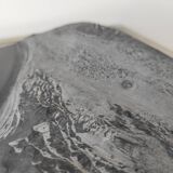 Black marble sculpture