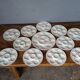 Chantilly shellfish slurry service, 12 plates