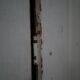 Antique painted wooden doors
