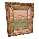 Antique beveled mirror