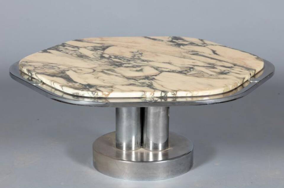 Knoll International 70 Marble Coffee Table