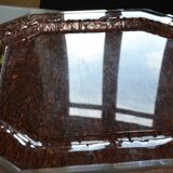 1970 tray in smoked lucite