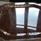 Plateau 1970 en lucite fumée